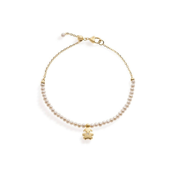 Bracciale Donna leBebè Le Perle Bimba Oro Giallo 9 kt - LBB823 - Gioielleria De Patto