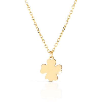 Collana Donna LeBebè Fortuna con quadrifoglio in oro giallo - PMG027