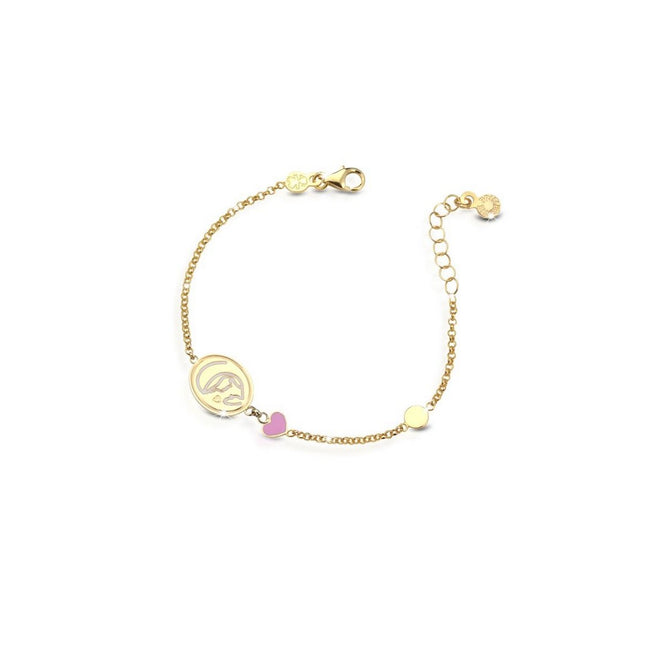 Bracciale LeBebè Proteggimi con Madonnina in oro giallo - PMG085