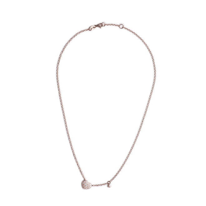 Alisei Collana Donna con Pendente Cuore Bianco - C67 - Gioielleria De Patto