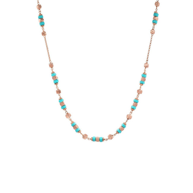 Alisei Collana Donna Turchese con dadini in Ematite - C197 - Gioielleria De Patto