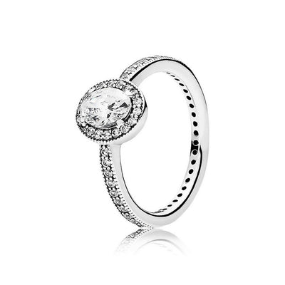 Anello Donna Pandora Solitario Ovale - 191017CZ - Gioielleria De Patto