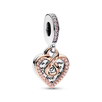 Pendente Donna Pandora Cuore Infinito Mamma Sei Perfetta - 782641C01 - Gioielleria De Patto