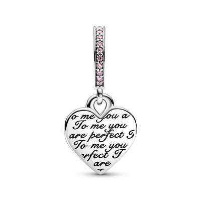 Pendente Donna Pandora Cuore Infinito Mamma Sei Perfetta - 782641C01 - Gioielleria De Patto