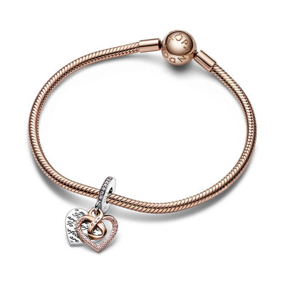 Pendente Donna Pandora Cuore Infinito Mamma Sei Perfetta - 782641C01 - Gioielleria De Patto