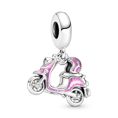 Charm Donna Pandora Scooter Rosa - 791057C01 - Gioielleria De Patto