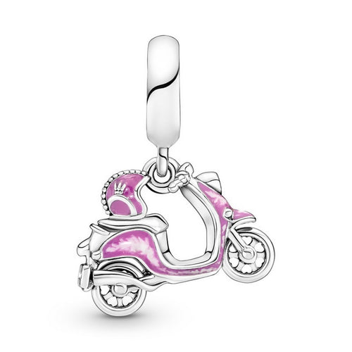 Charm Donna Pandora Scooter Rosa - 791057C01 - Gioielleria De Patto