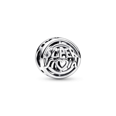 Charm Donna Pandora Openwork "Super Mom" - 792644C00 - Gioielleria De Patto