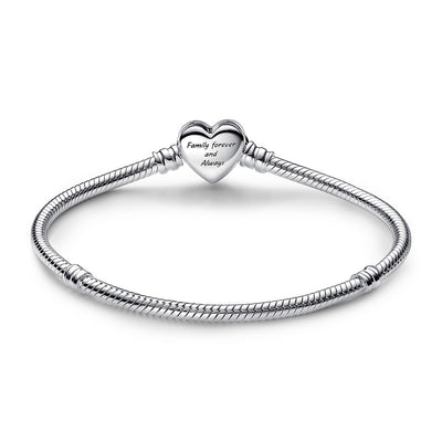 Bracciale Donna Pandora con Chiusura Cuore Infinito Pietre Luminose - 592645C01 - Gioielleria De Patto