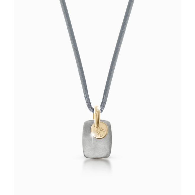 Collana da Uomo leBebè con Piastra e Figura Bimba - lbu008 - Gioielleria De Patto