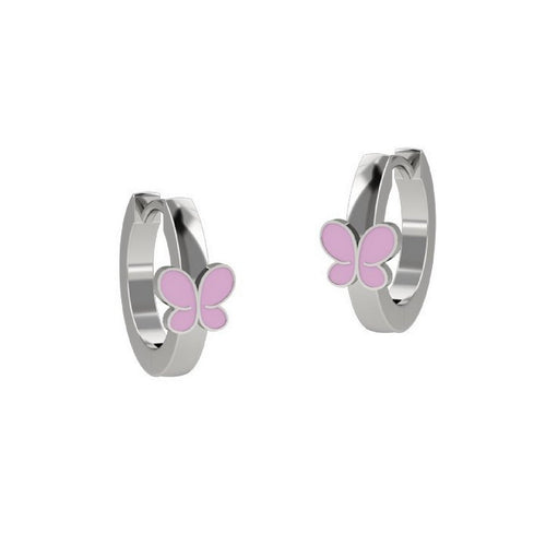 Orecchini Donna Nanan Cerchio Farfalla Ag 925 - NAN0156 - Gioielleria De Patto