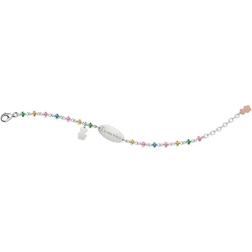 Bracciale Targhetta bimbo Nanan Ag 925