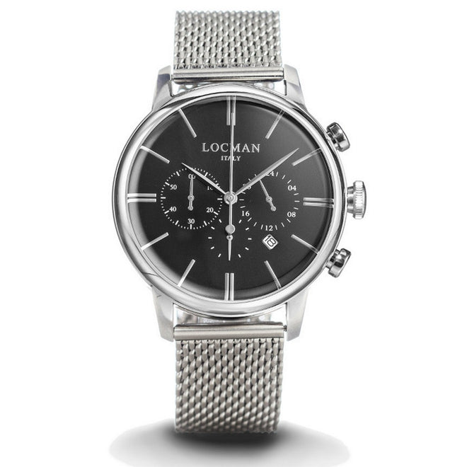 Orologio Cronografo Uomo Locman 1960 - 0254A01A-00BKNKB0 - Gioielleria De Patto