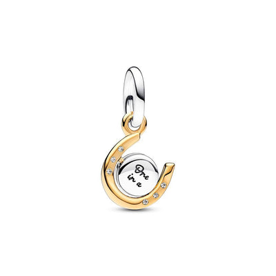 Pendente Donna Pandora Ferro di Cavallo Girevole - 762713C01 - Gioielleria De Patto