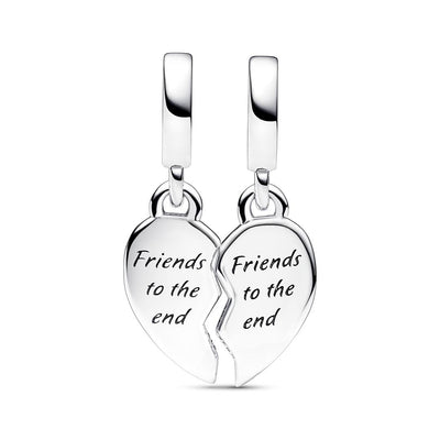 Charm Donna Pandora Cuore dell'Amicizia Divisibile - 792743C01 - Gioielleria De Patto