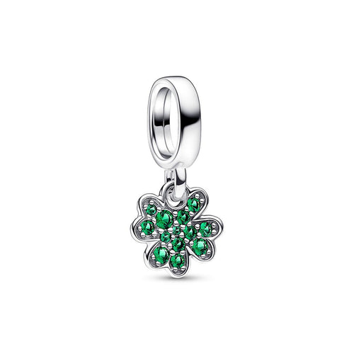 Pendente Donna Pandora Quadrifoglio Verde Piccolo - 792751C01 - Gioielleria De Patto