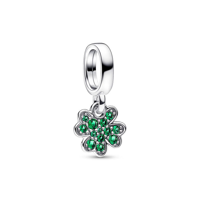 Pendente Donna Pandora Quadrifoglio Verde Piccolo - 792751C01 - Gioielleria De Patto