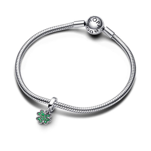 Pendente Donna Pandora Quadrifoglio Verde Piccolo - 792751C01 - Gioielleria De Patto