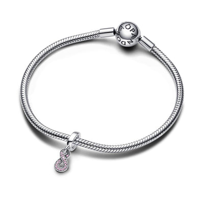 Pendente Donna Pandora Infinito Rosa - 792766C01 - Gioielleria De Patto