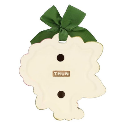 Thun Formella con fiore di malva in ceramica Racconti d'Autunno, piccola - A1189H90 - Gioielleria De Patto