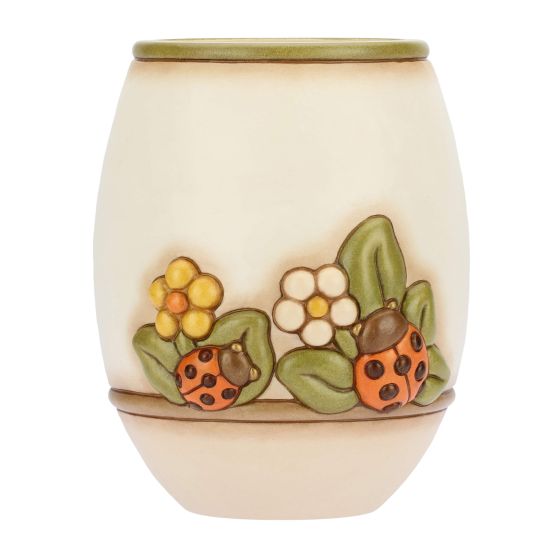Thun Vaso Country con fiori e coccinella portafortuna medio - C2292H90 - Gioielleria De Patto