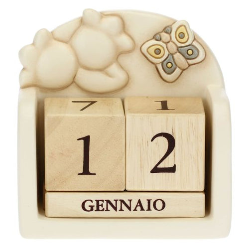 Thun Calendario perpetuo da tavolo in ceramica Elegance - C2406H90 - Gioielleria De Patto
