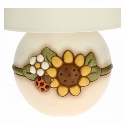 Thun Lampada da tavolo Country con girasole e coccinella portafortuna piccolo - C2776H90 - Gioielleria De Patto
