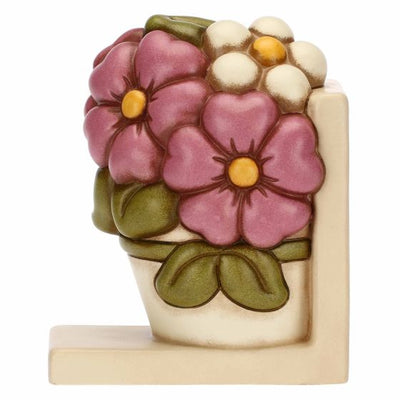 Thun Fermalibri a forma di Vaso con Fiore di Malva Racconti d'Autunno - C3113H90 - Gioielleria De Patto