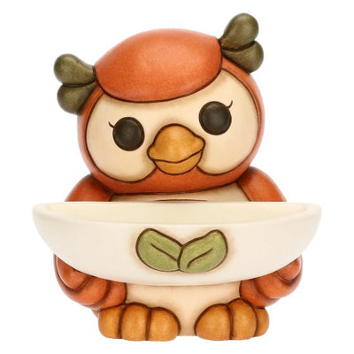 Thun Gufo Lucky con vassoio portatutto in ceramica Racconti D'Autunno - C3124H90 - Gioielleria De Patto