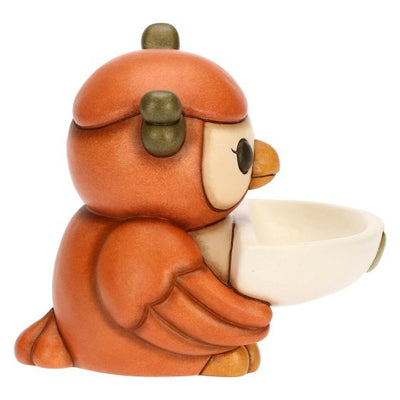 Thun Gufo Lucky con vassoio portatutto in ceramica Racconti D'Autunno - C3124H90 - Gioielleria De Patto