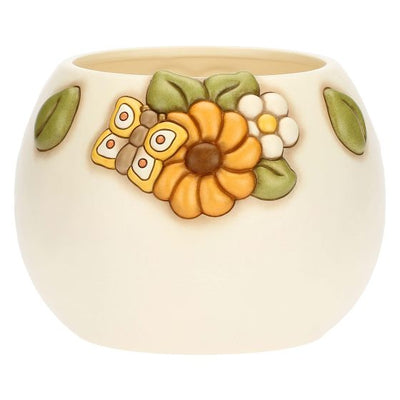Thun Cachepot con fiore di calendula in ceramica Racconti d'Autunno, Medio - C3128H90 - Gioielleria De Patto