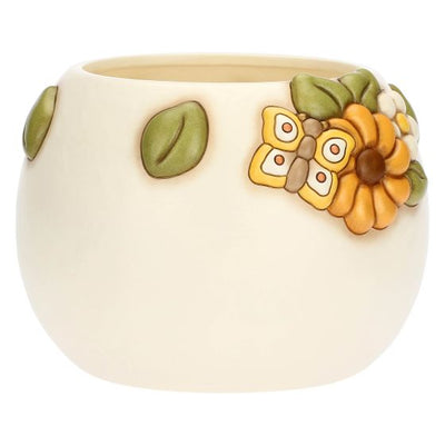 Thun Cachepot con fiore di calendula in ceramica Racconti d'Autunno, Medio - C3128H90 - Gioielleria De Patto