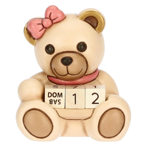 Thun Mini calendario Teddy lei in ceramica - C3151H93B