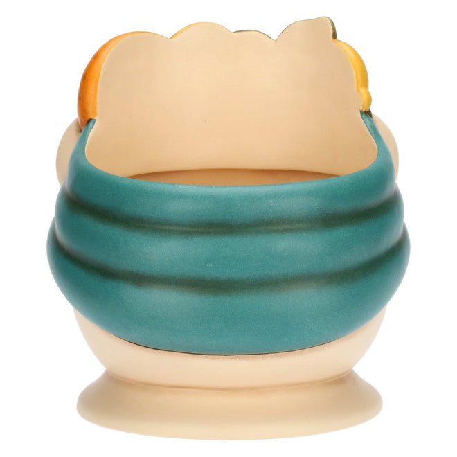 Thun Cachepot Teddy corona con limoni e coccinella Ella in ceramica, grande - C3219H90