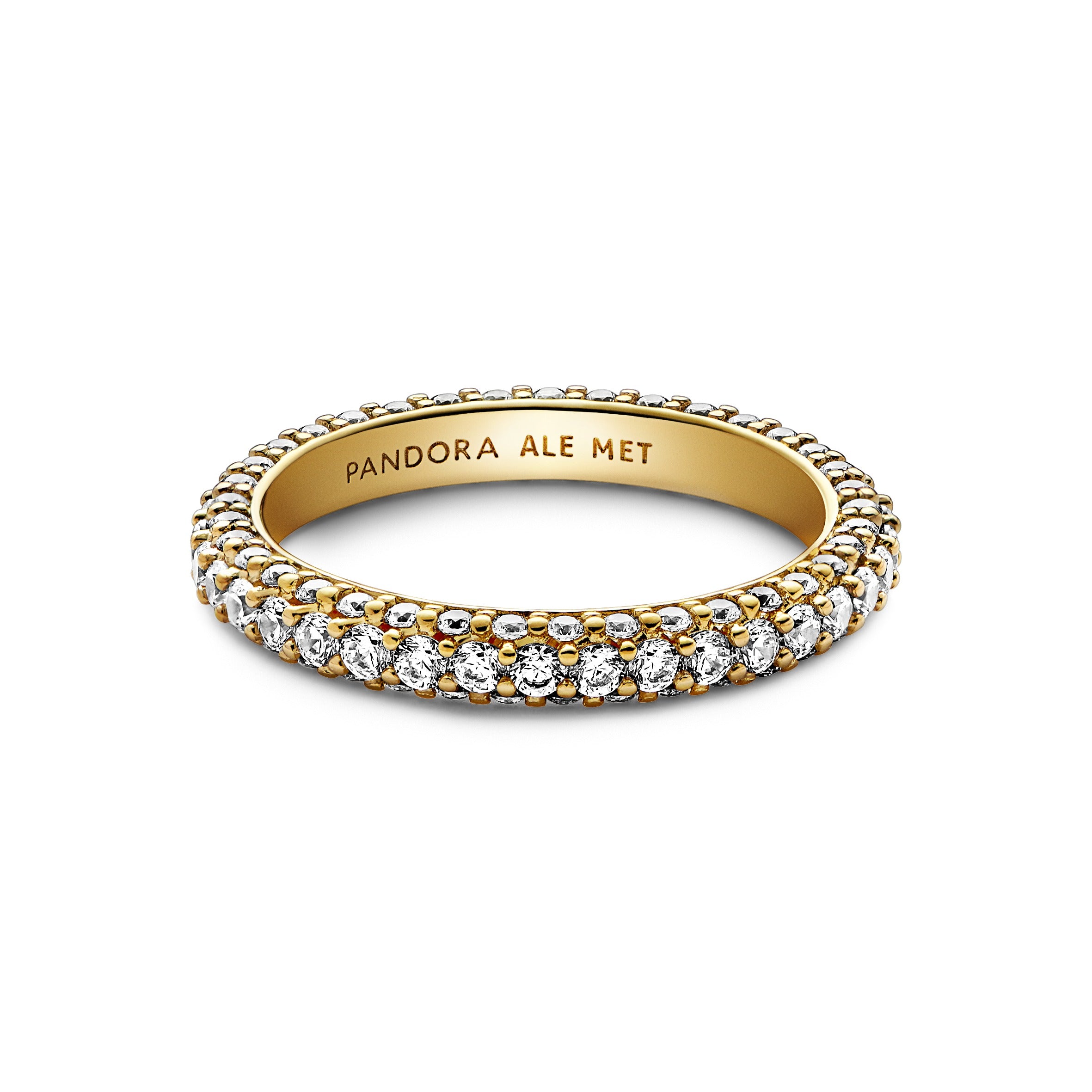 Pandora Pave Single Band Ring 162627C01 Gioielleria De Patto