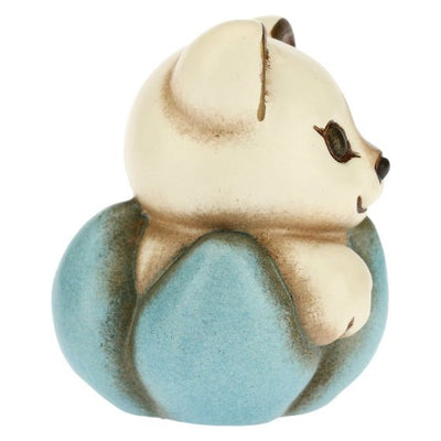 Thun Gattino nascita su fiore azzurro mini - F3061H98 - Gioielleria De Patto