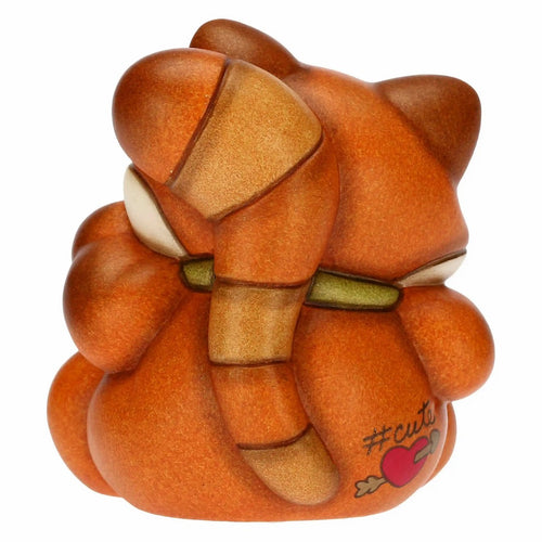 Thun Mini panda rosso Otto Dreamer con quadrifoglio porta fortuna - F3144H90