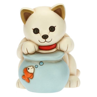 Thun Gatto con ampolla e pesciolino - F3182H90 - Gioielleria De Patto