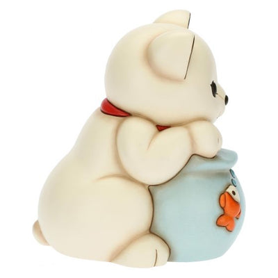 Thun Gatto con ampolla e pesciolino - F3182H90 - Gioielleria De Patto