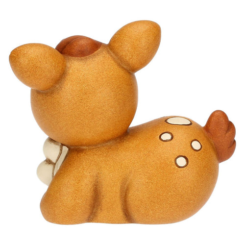 Thun Cerbiatto Amy con fiore in ceramica AbbracciAMI, piccolo - F3214H90