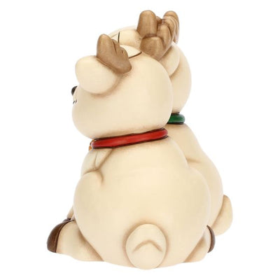 Thun Coppia Renna Robin Abbracciati in Ceramica - F3305H90 - Gioielleria De Patto