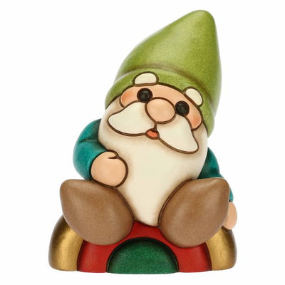 Thun Gnomo Oliver su arcobaleno in ceramica Bosco Magico - F3315H90 - Gioielleria De Patto