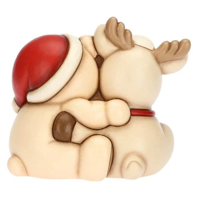 Thun Coppia Teddy e Renna Robin abbracciati in ceramica - F3318A82 - Gioielleria De Patto