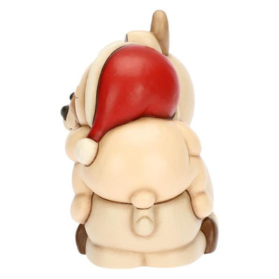 Thun Teddy a cavallo della Renna Robin in ceramica, medio - F3319A82 - Gioielleria De Patto