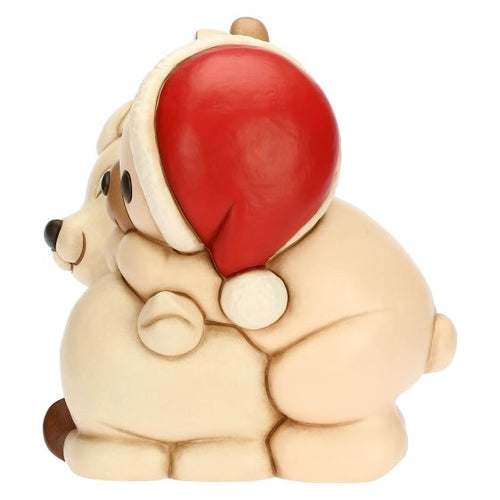 Thun Teddy a cavallo della Renna Robin in ceramica, maxi - F3320A82 - Gioielleria De Patto
