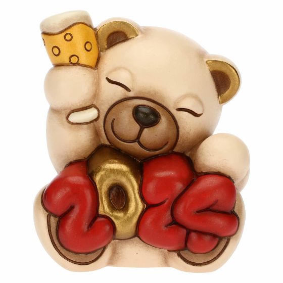 Thun Teddy Buon Anno 2024 con calice in ceramica - F3321A82 - Gioielleria De Patto