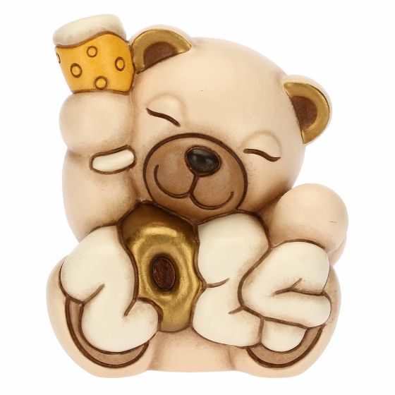 Thun Teddy Buon Anno 2024 con calice in ceramica - F3321B83 - Gioielleria De Patto