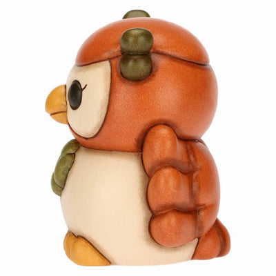 Thun Gufo Lucky arancione con Quadrifoglio in Ceramica Racconti d'Autunno - F3331H90 - Gioielleria De Patto