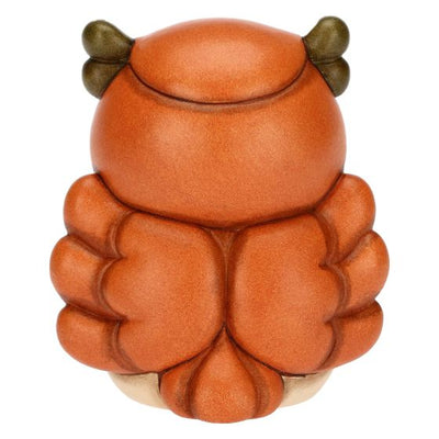 Thun Gufo Lucky arancione con Quadrifoglio in Ceramica Racconti d'Autunno - F3331H90 - Gioielleria De Patto