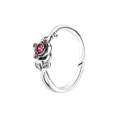 Anello Donna Pandora Disney, La Bella e la Bestia, Rosa Incantata - 190017C01 - Gioielleria De Patto